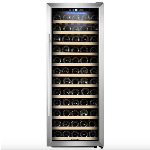 Kalamera - 80 Bottle Single Zone Freestanding Wine Cooler