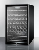 Summit - 20-inch 40 Bottle Single Zone Built-In Wine Cooler