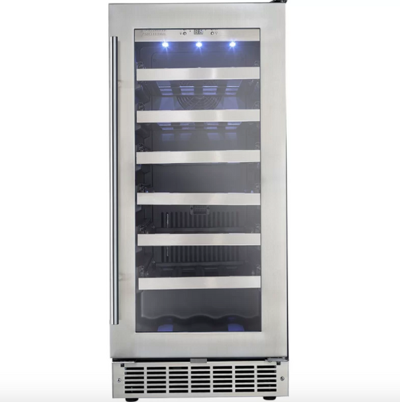 Danby - 34 Bottle Silhouette Single Zone Built-In Wine Cooler