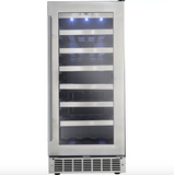 Danby - 34 Bottle Silhouette Single Zone Built-In Wine Cooler