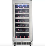 Danby - 34 Bottle Silhouette Single Zone Built-In Wine Cooler
