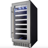 Danby - 34 Bottle Silhouette Single Zone Built-In Wine Cooler