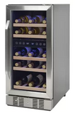 NewAir - 29 Bottle Dual Zone Built-In Wine Cooler